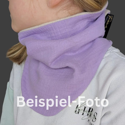 "flausch & safe" WinterSchal Kids - Blau