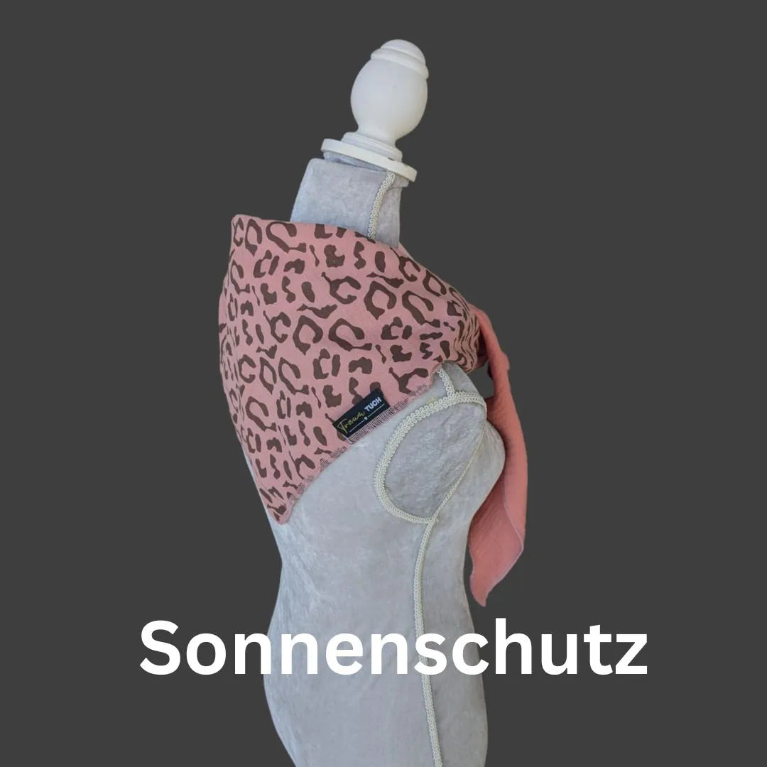 Sommer-Tuch - Leo Rosé-leicht Rosa-Coral